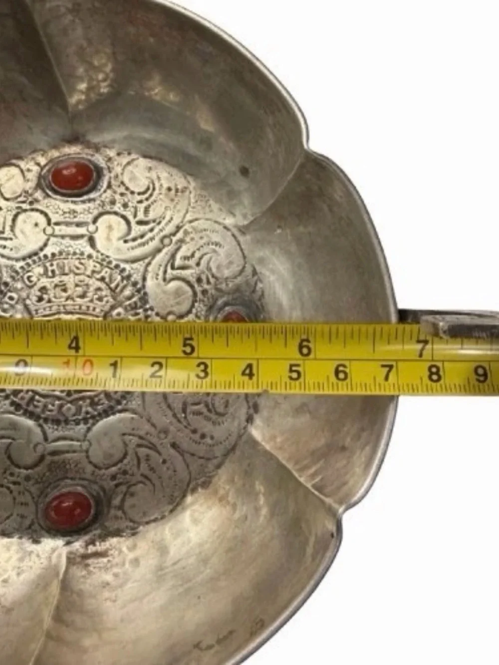 Vintage Alpaca Silver Spanish Colonial Bowl